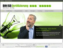 Tablet Screenshot of din-iso-zertifizierung-qms-handbuch.de